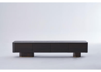 TU1201 TV-Möbel aus dunkler Eiche