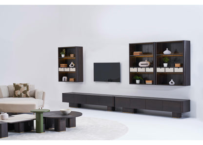 TU1201 TV-Möbel aus dunkler Eiche