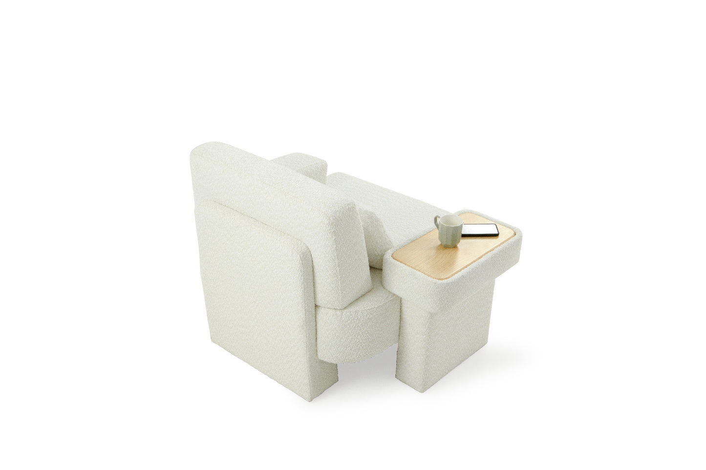 A0120 Sessel mit integrierter Ablage