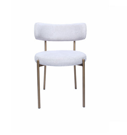 C0313 Metall Stuhl mit Stoffbezug